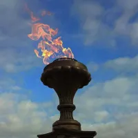 Газовая горелка апс (газ-контроль) (1629) сертификат - автомат вечный огонь ø 154 мм. ветроустойчивая  в Набережных Челнах