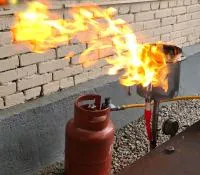 Газовая горелка электро розжиг (514267) монтаж вечный огонь ø 154 мм. ветроустойчивая  в Набережных Челнах
