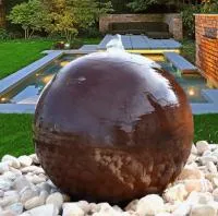 Сфера КОРТЕН - ШАР ФОНТАН 3D (518902) ∅ 850 мм. Набережные Челны